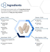Complexe conjoint avec glucosamine, chondroïtine, MSM et manganèse - 180 comprimés (6 mois d'admission)