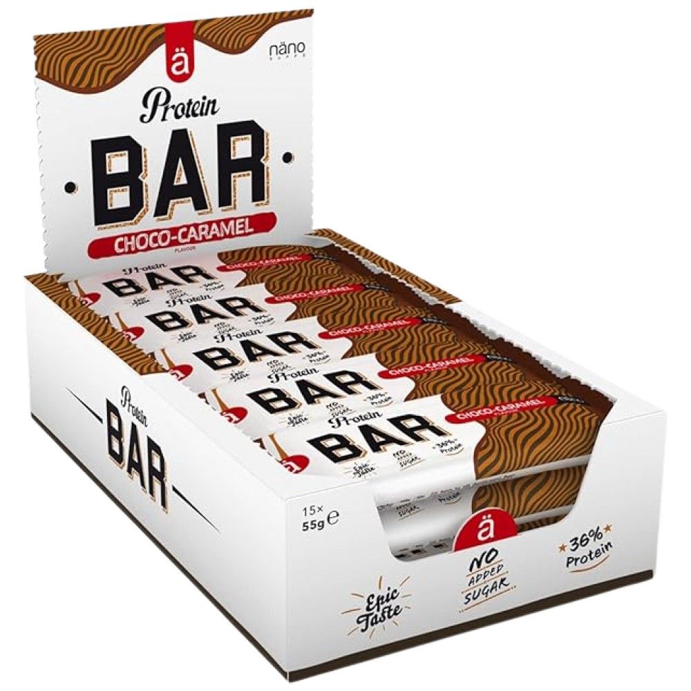 Barre protéique | Pas de sucre ajouté - 15 x 55 grammes