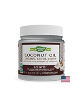 Huile de noix de coco crue bio - 454 grammes