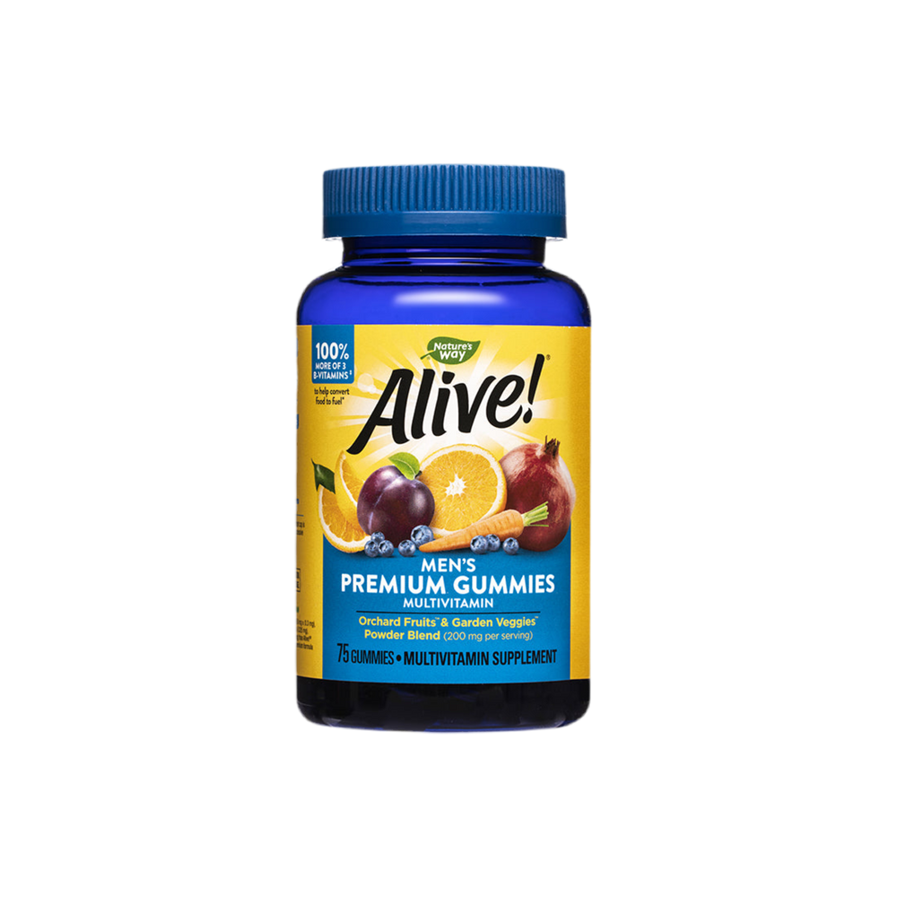 <tc>Alive</tc>! Vitamines gélifiées pour hommes - 75 comprimés à croquer