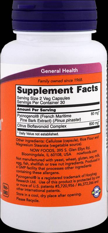 Pycnogénol 30 mg - 60 capsules