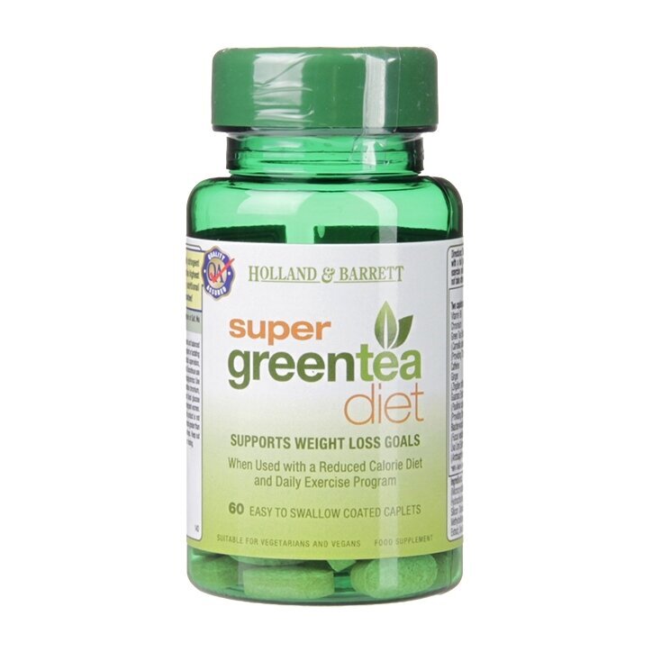 Thé super vert/brûleur thermogène - 60 caplets