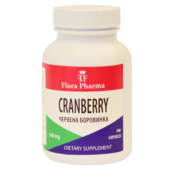 Canneberge 680 mg (vaccinum Vitis idaea)/100 capsules, 50 doses/flore farma