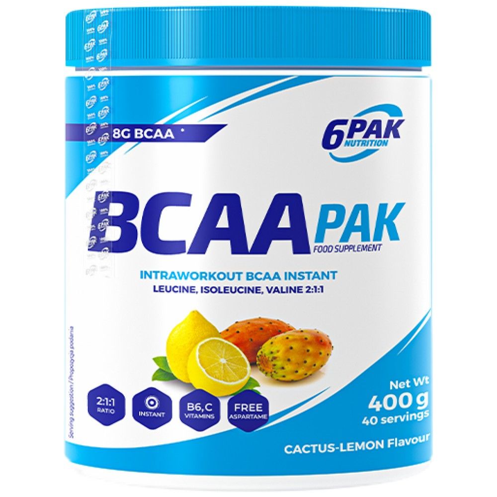 BCAA PAK 2: 1: 1 instant - 400 grammes