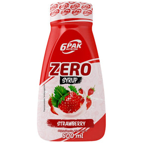 Syrup Zero - Strawberry - 500 ml - Nutra Best Europe