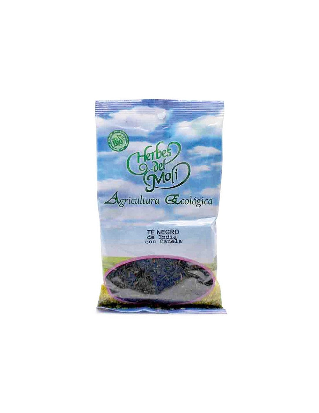 Thé noir indien avec bio à la cannelle, 70 g Herbes del Moli