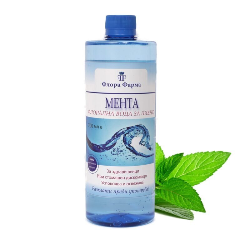 Eau florale à la menthe 700 ml Flora Pharma