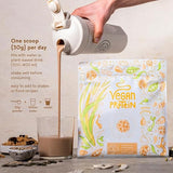 Protéine végétalienne - saveur de pâte à biscuits (600 g) par alpha aliments