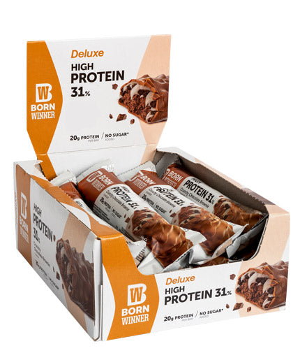 Boîte à barres protéinées de luxe/12 x 55 g/biscuits et crème