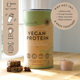 Protéines végétaliennes + enzymes - 750 g (chocolat) <tc>Nutravita</tc>