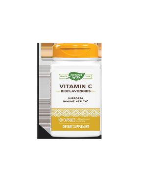 Vitamin C Bioflavonoids/ Vitamin C & Bioflavones 500 mg x 100 capsules Nature's Way - Nutra Best Europe
