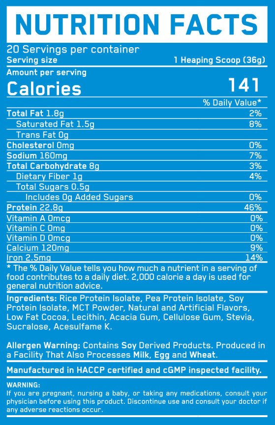 Protéine végétale - 0,750 kg