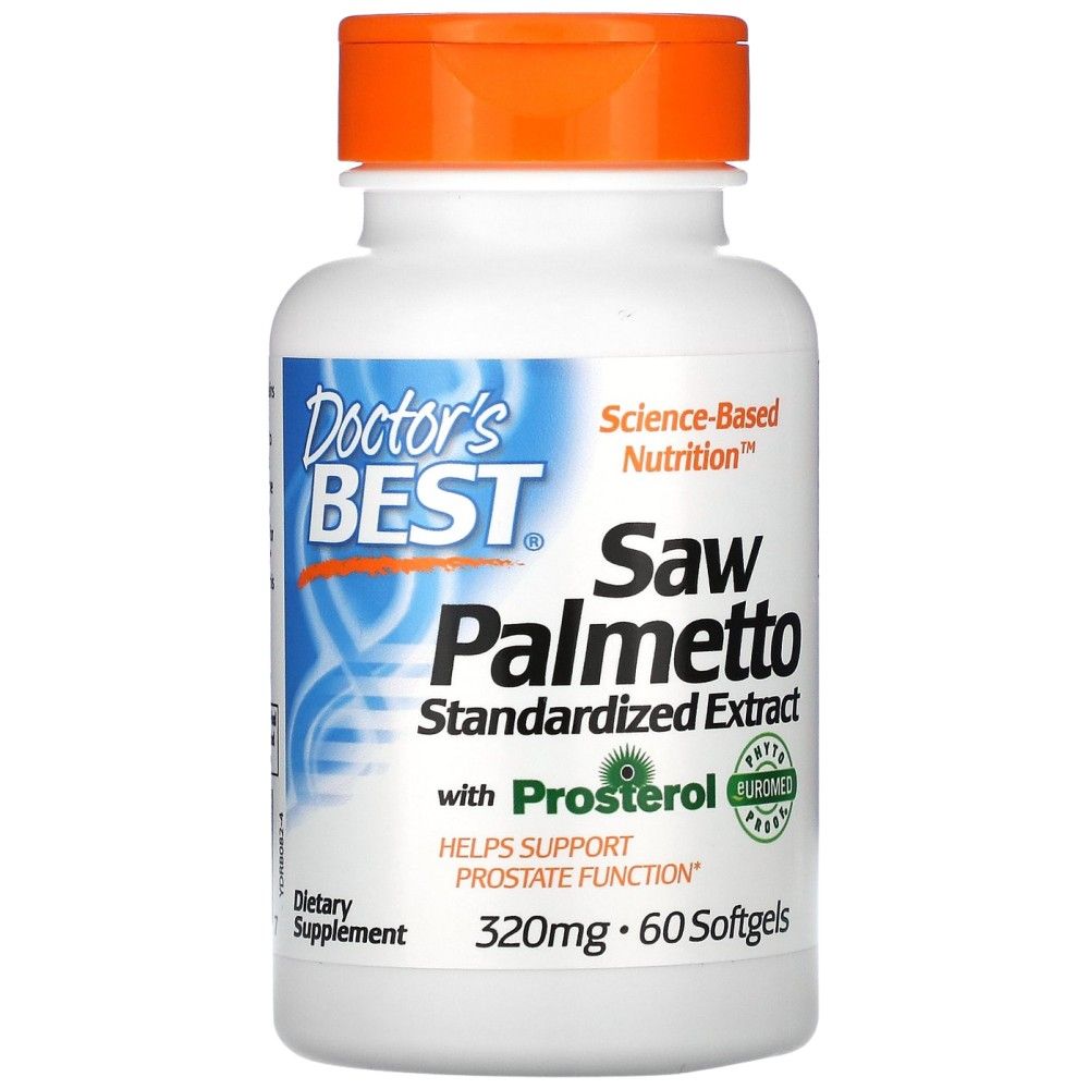 Best Saw Palmetto 320 mg - 60 capsules de gel