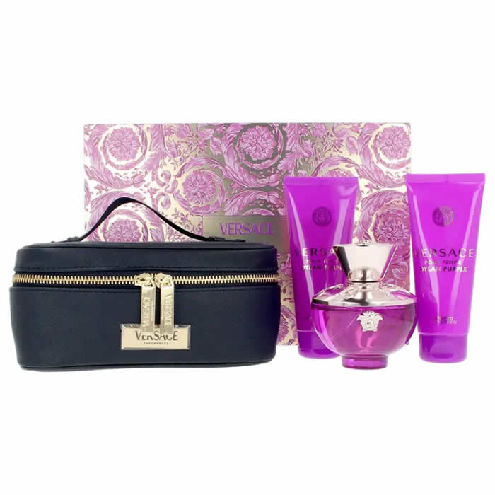 <tc>VERSACE</tc> Pour Femme Dylan Purple Eau De Parfum Spray 100ml Coffret 4 Pièces
