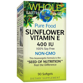 Sunflower Vitamin E 400 IU 90 Gel capsules - Nutra Best Europe