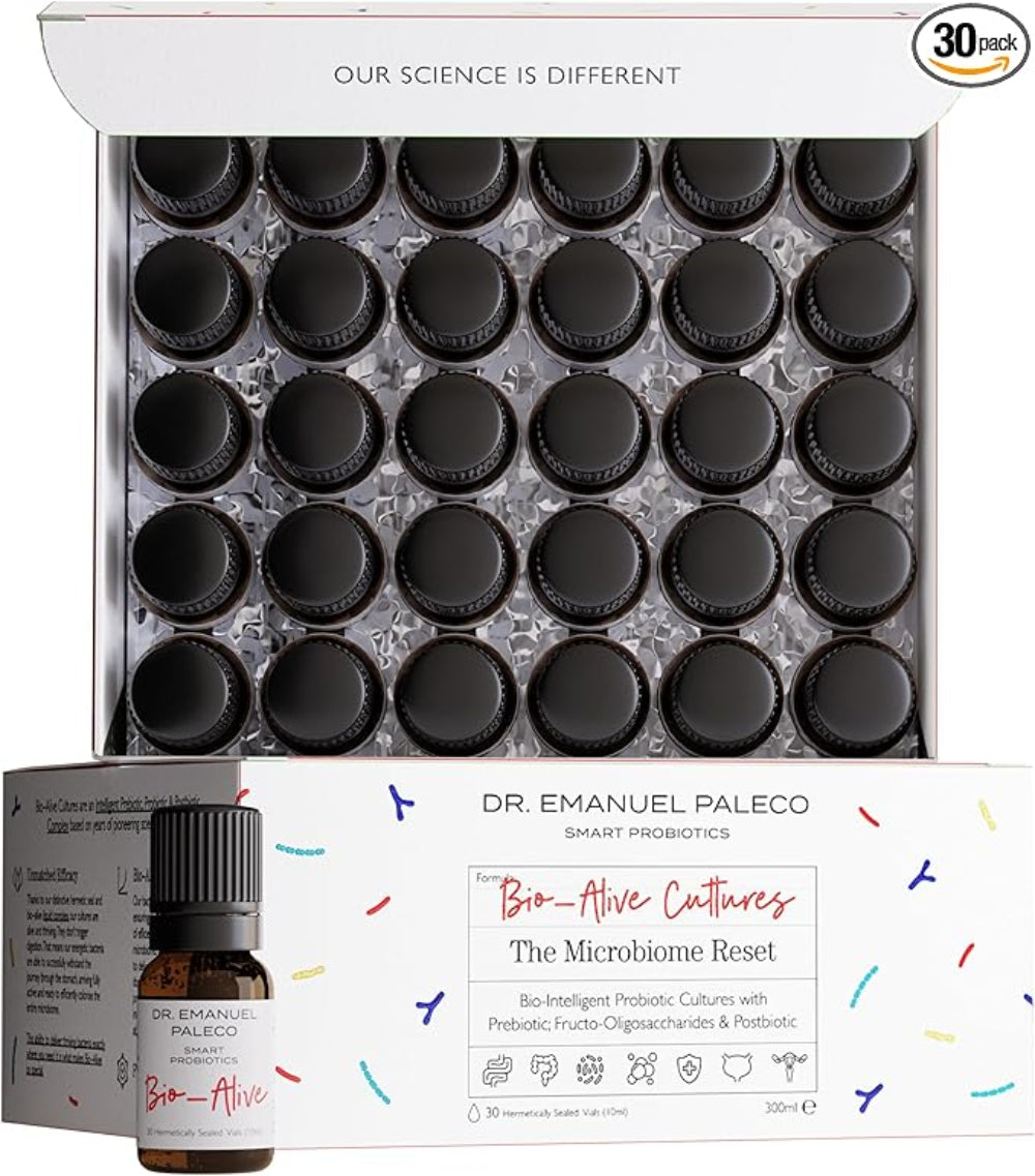 Tribiotique Bio–<tc>Alive</tc>® 300 UFC (probiotique, prébiotique et postbiotique) 30 doses