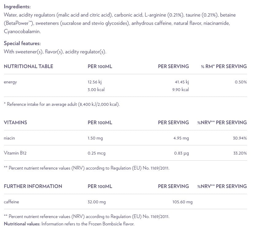 C4 Boisson énergétique explosive/330 ml