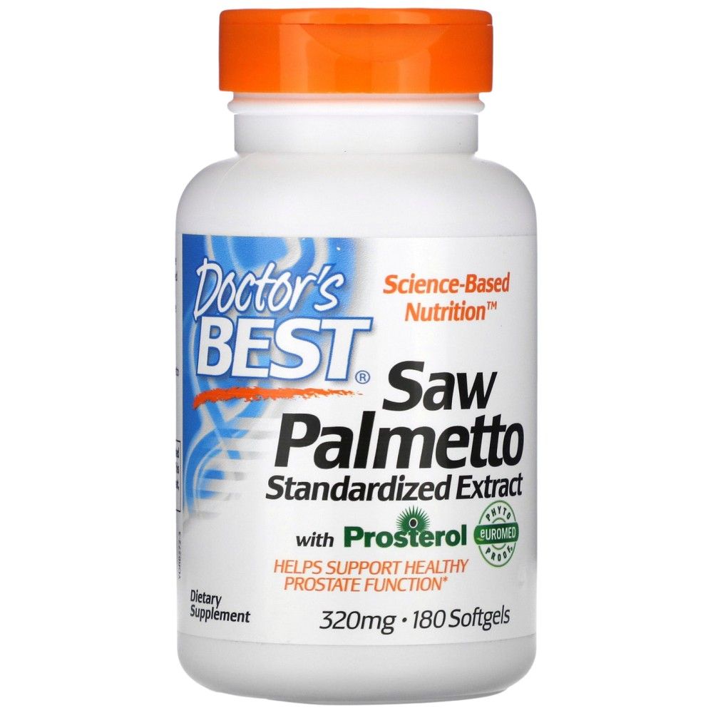 Best Saw Palmetto 320 mg - 180 capsules de gel