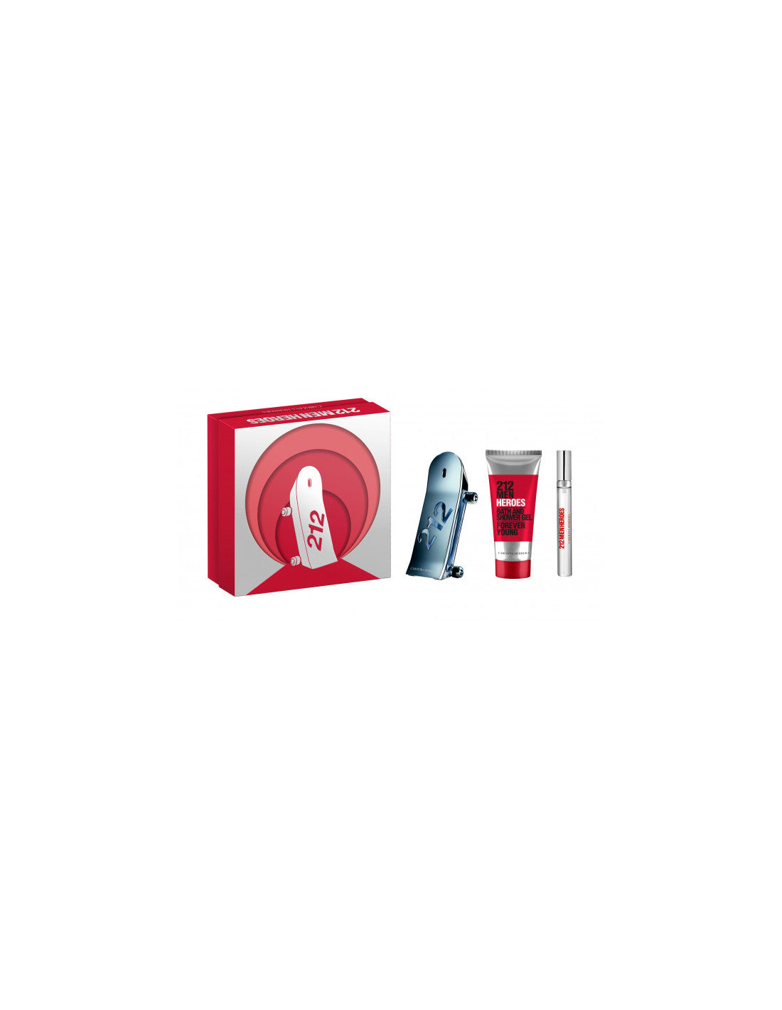 <tc>CAROLINA HERRERA</tc> Coffret 212 Heroes Men Eau de Toilette 90 ml Eau de Toilette 10 ml@