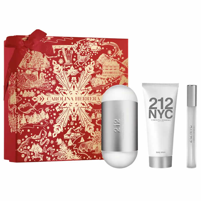 <tc>CAROLINA HERRERA</tc> Coffret 3 pièces 212 Nyc Eau de Toilette Vaporisateur 100 ml