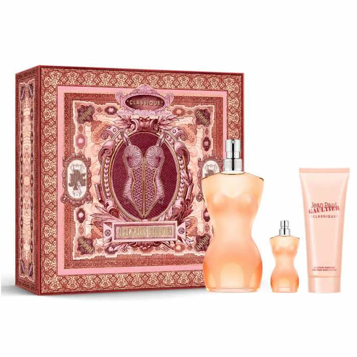 <tc>JEAN PAUL GAULTIER</tc> Classique Eau De Toilette Vaporisateur 100 ml Coffret 3 Pièces