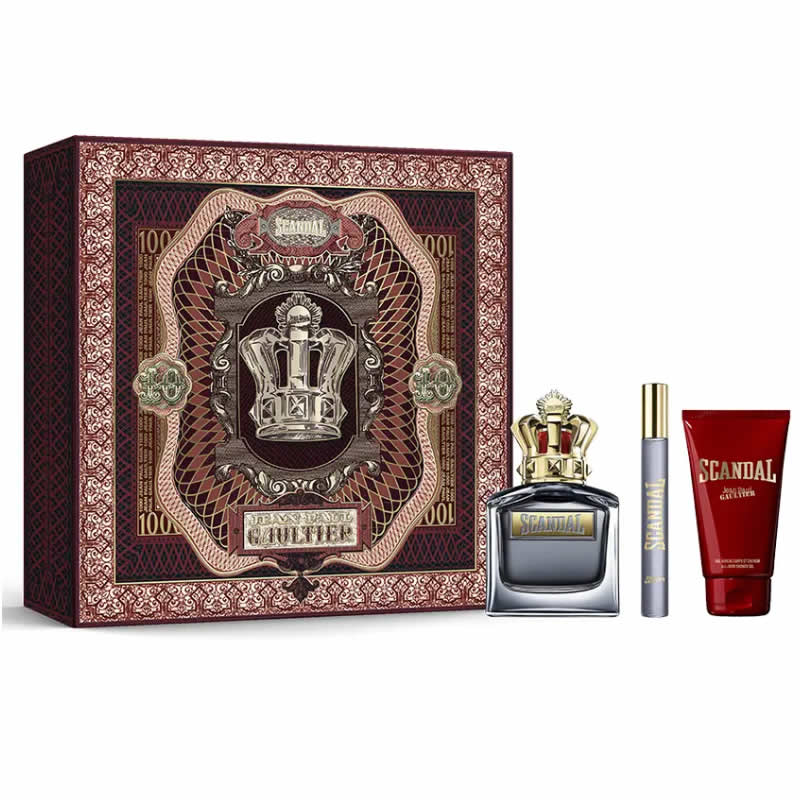 <tc>JEAN PAUL GAULTIER</tc> Coffret 3 pièces Eau de Toilette Spray Scandal For Him 100 ml
