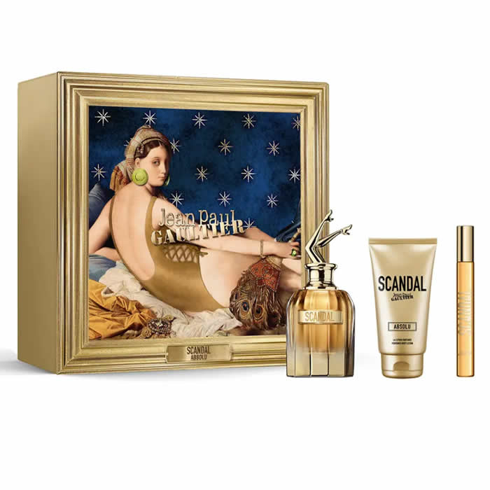 <tc>JEAN PAUL GAULTIER</tc> Coffret 3 parfums Scandal Absolu, concentré de parfum, 80 ml