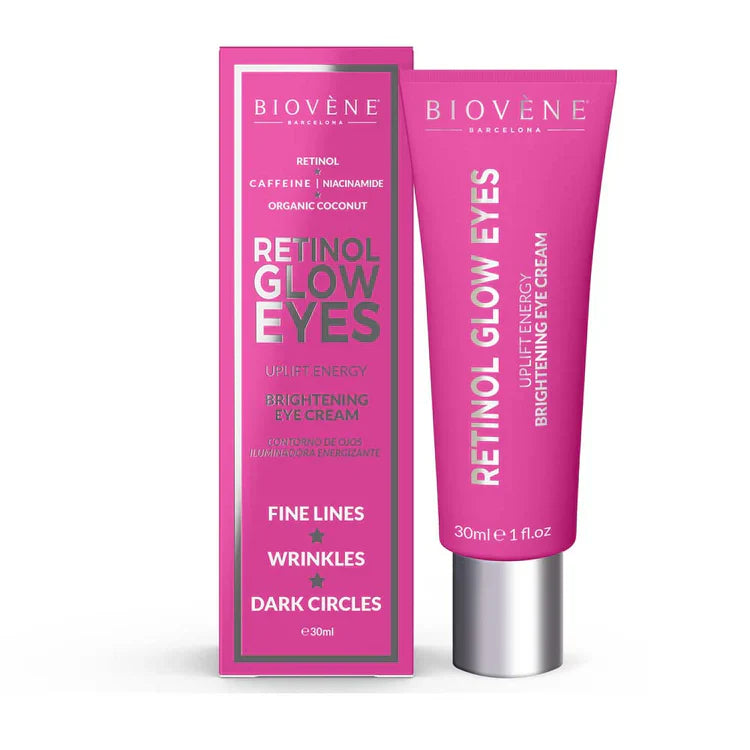 RETINOL GLOW EYE CRÉMIAL avec vitamine E pour rajeunir la zone des yeux 30 ml