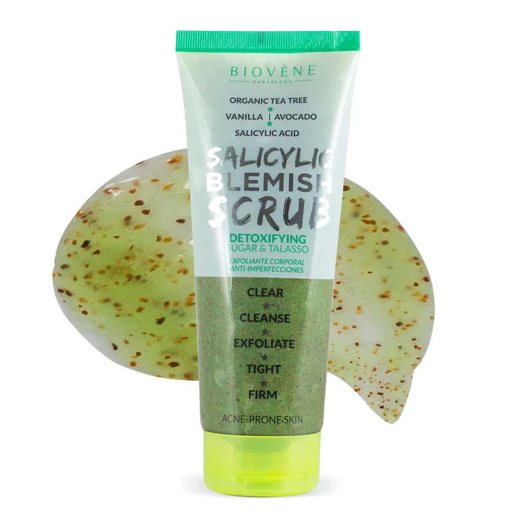 Gommage salicylique avec arbre à thé pour détoxification de la peau 250 ml