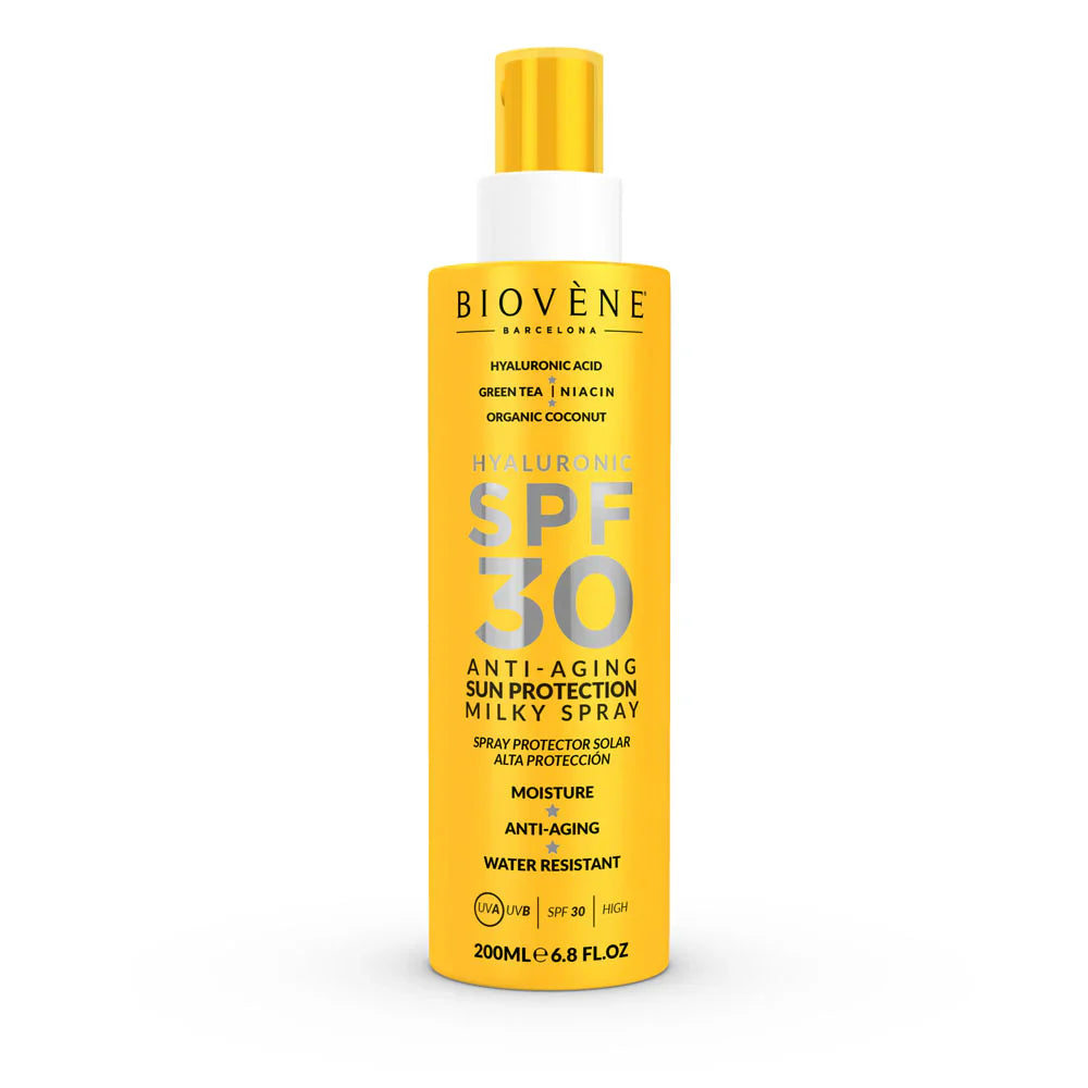 Écran solaire pour le visage et le corps SPF 30 avec un acide hyaluronique anti-âge - 200 ml