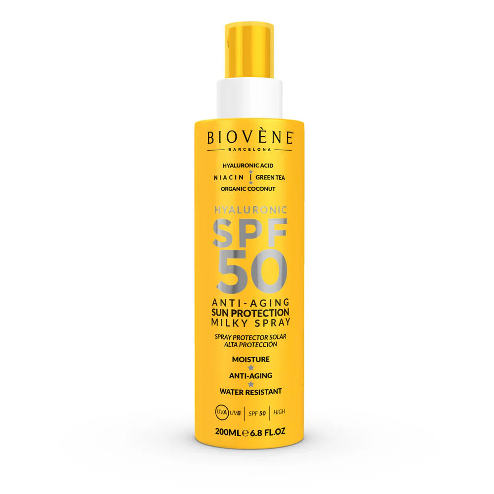 Écran solaire pour le visage et le corps SPF 50 avec un acide hyaluronique anti-âge - 200 ml