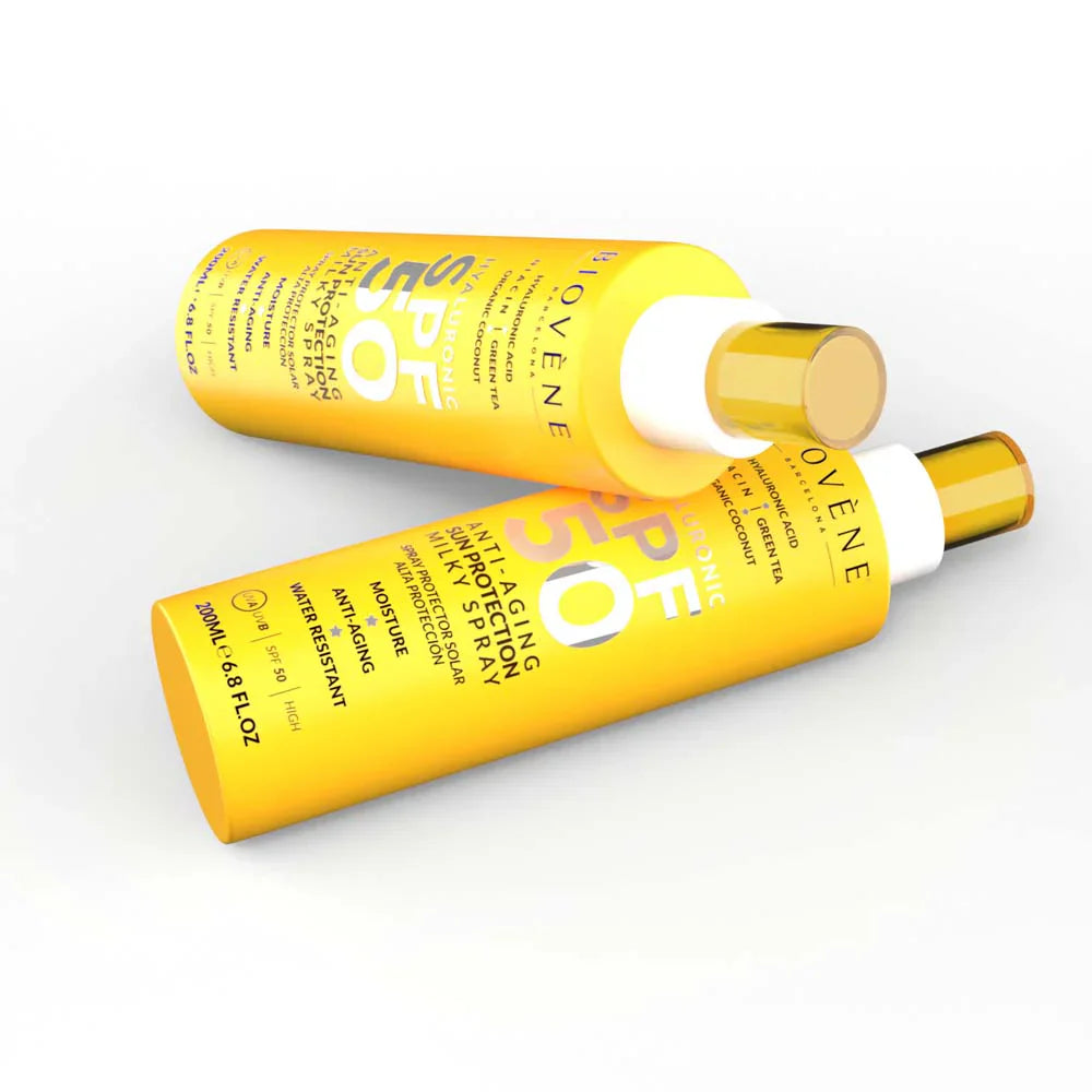 Écran solaire pour le visage et le corps SPF 50 avec un acide hyaluronique anti-âge - 200 ml