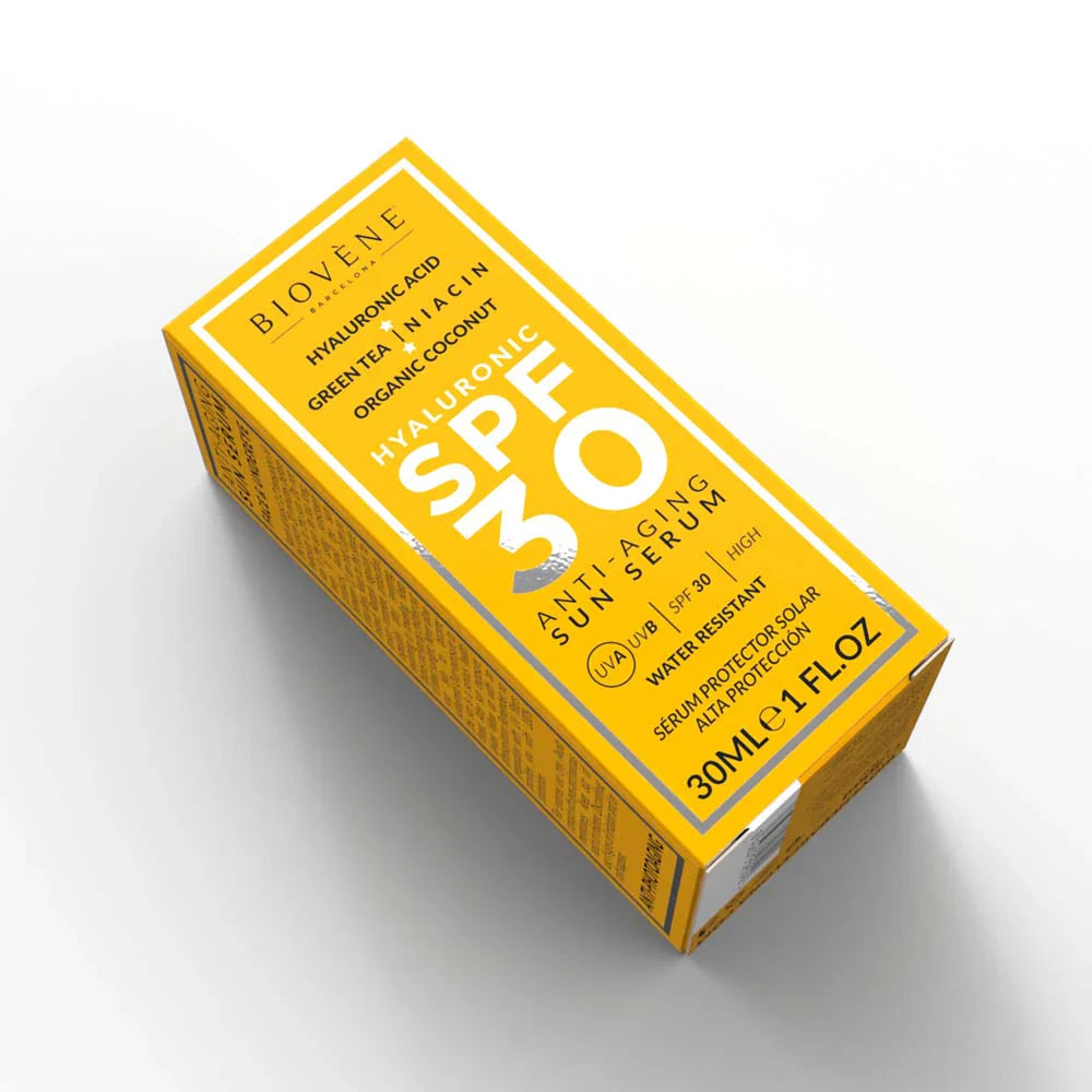Anti-âge pour le visage SPF 30 avec acide hyaluronique - 30 ml