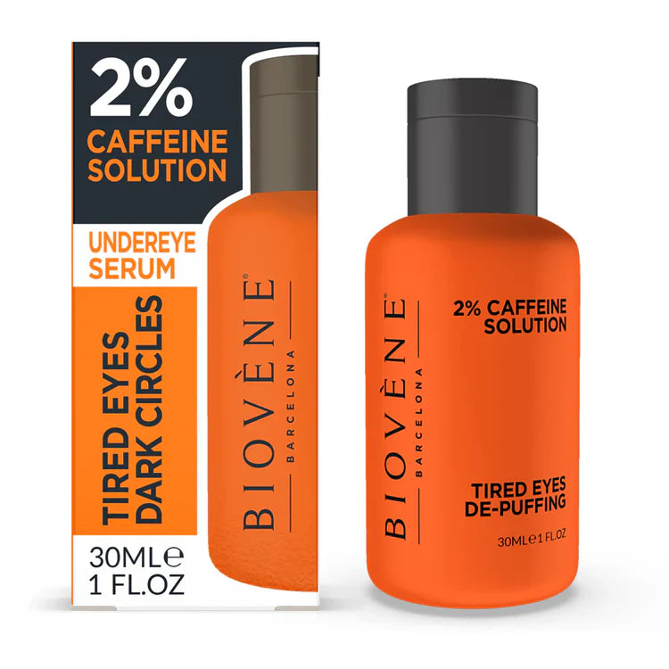 Sérum de caféine pour les yeux fatigués avec 2% de caféine pour le rajeunissement de 30 ml