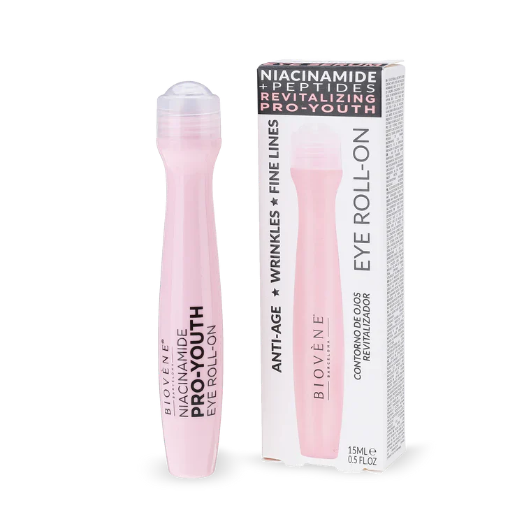 Rouleau d'œil de niacinamide avec peptides pour réduction des rides 15 ml
