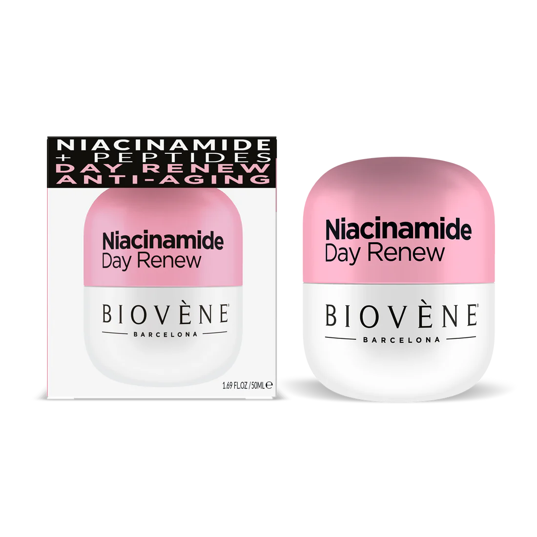 Crème de jour avec niacinamide pour la revitalisation et l'hydratation - 50 ml