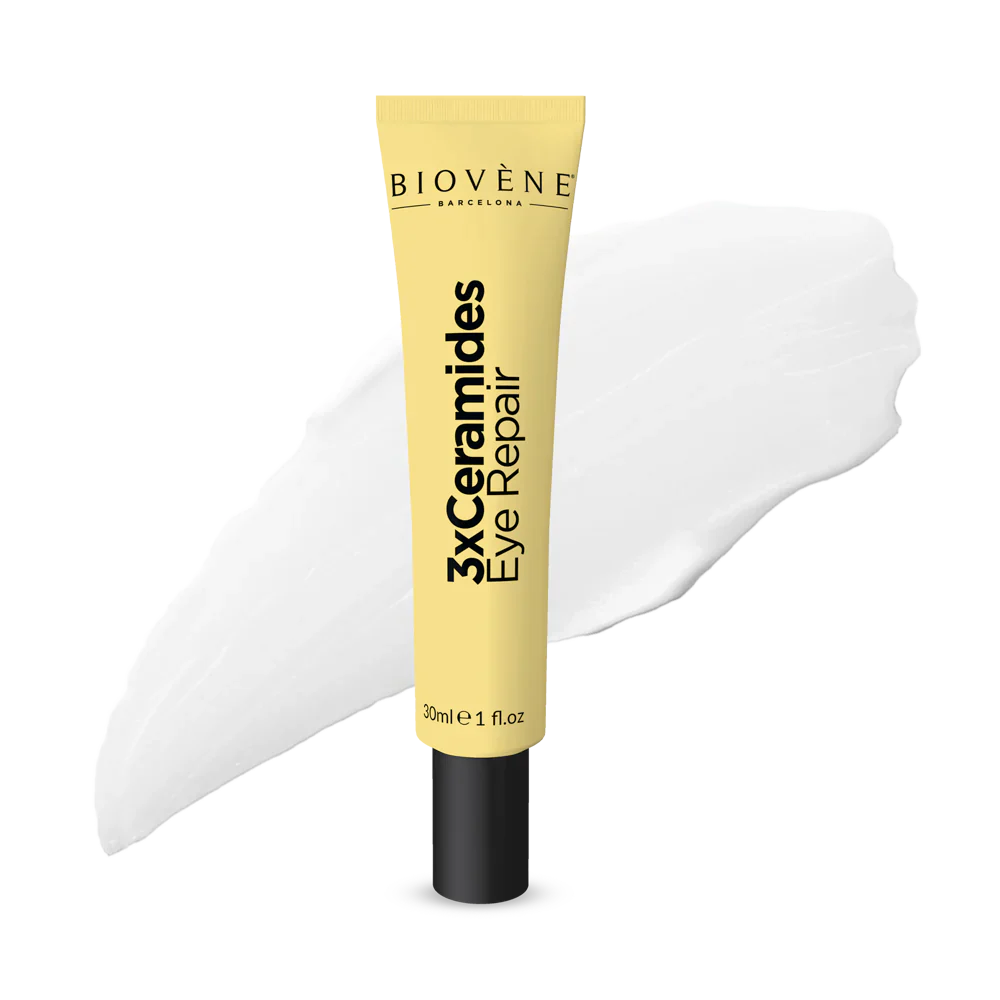 Crème pour les yeux 3x avec céramides pour la restauration et la nourriture - 30 ml