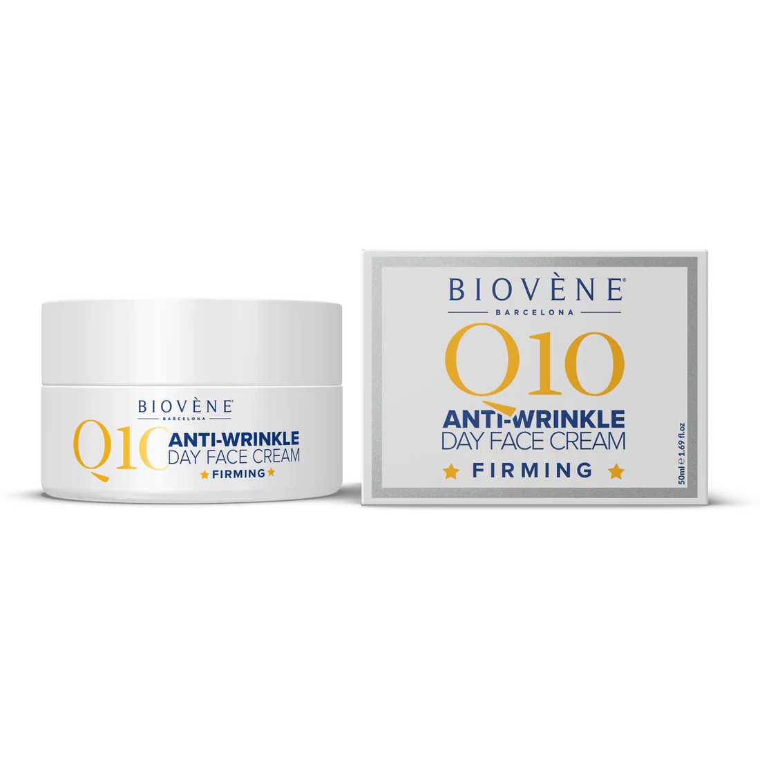 Crème de jour avec Q10 contre les rides et perte d'élasticité - 50 ml