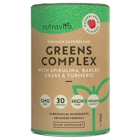 Super Greens Complex (18 active ingredients) 200 g Nutravita - Nutra Best Europe