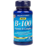 MEGA B-100/Vitamine B Complexe 50 Caplets