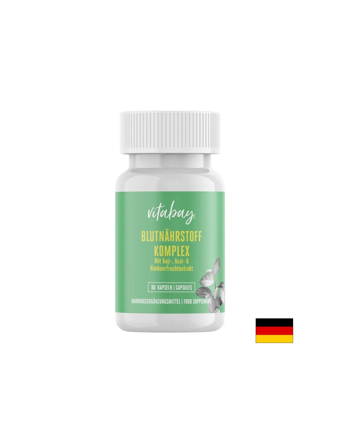Complexe pour le système circulatoire (baies de goji, d'açaï et extrait de framboise), 90 capsules <tc>Vitabay</tc>