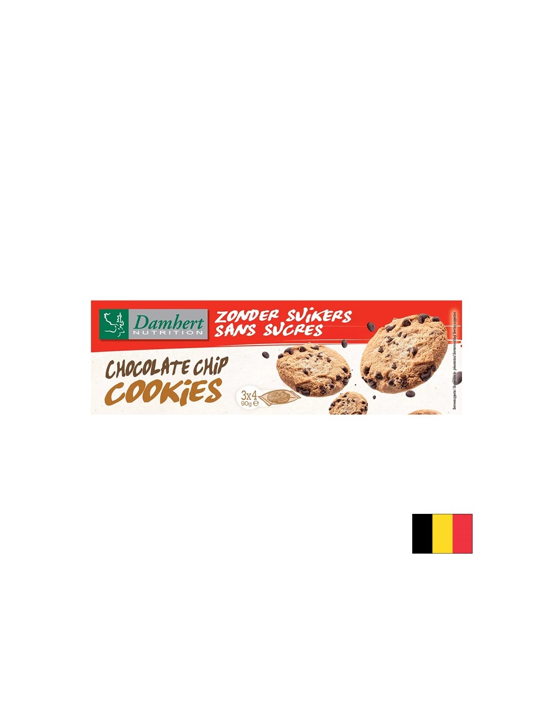 Biscuits aux pépites de chocolat (sans sucre), 90 g
