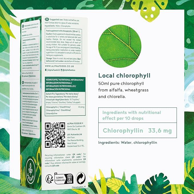 Chlorophylle alpha aliments Allemagne (50 ml)