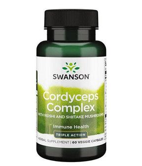 Cordyceps Complex with Reishi and Shiitake Mushrooms - 60 capsules - Nutra Best Europe