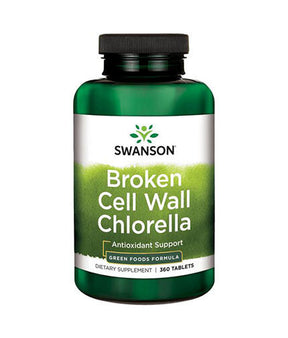 Broken Cell Wall Chlorella 500 mg - 360 Tablets - Nutra Best Europe