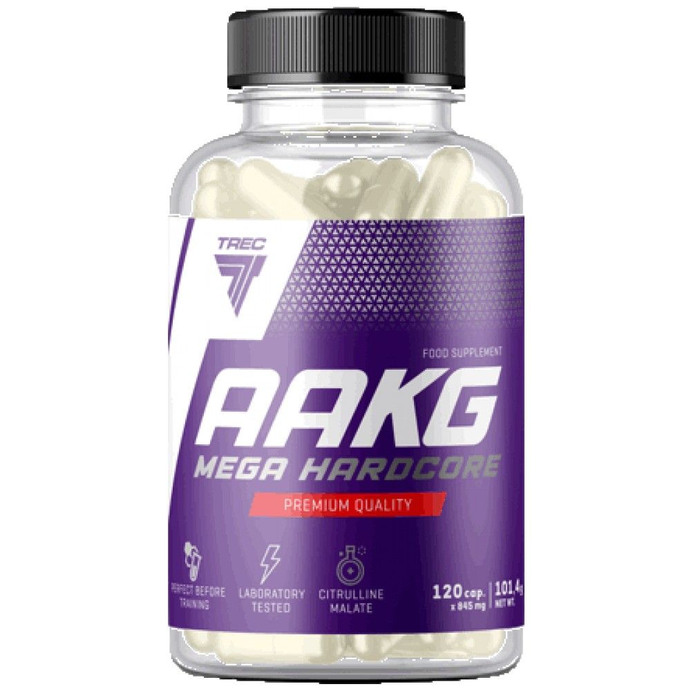 Aakg mega hardcore | avec citrulline malate - 240 capsules