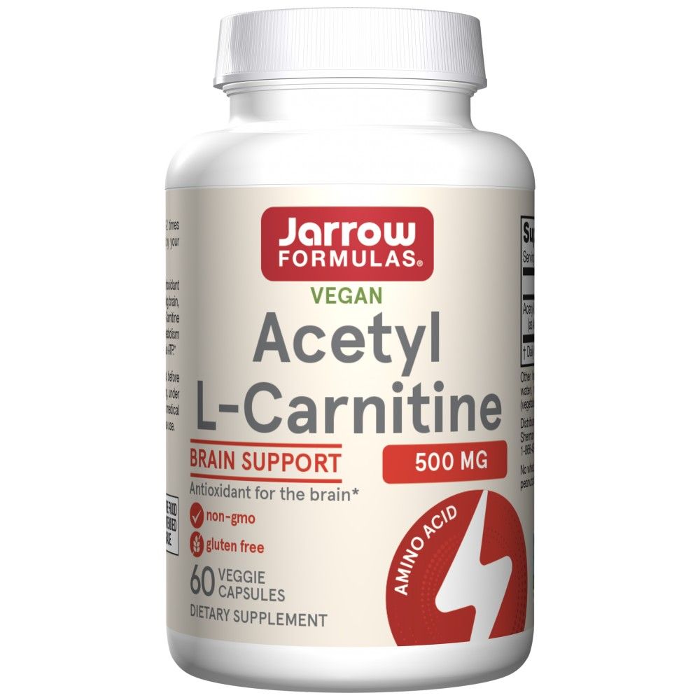 Acétyl L-carnitine 500 mg - 60 capsules