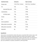 Shake de protéine Nutlove | Protéine de lactosérum + caséine - 630 grammes