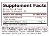 <tc>Pure Nutrition</tc> - ASHWAGANDHA BIO - 60 comprimés
