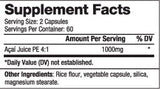 Caps acai 1000 mg/120